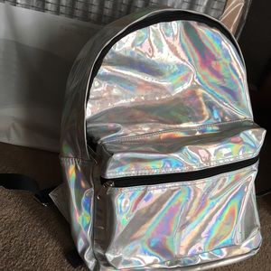 Holographic Backpack with Pockets